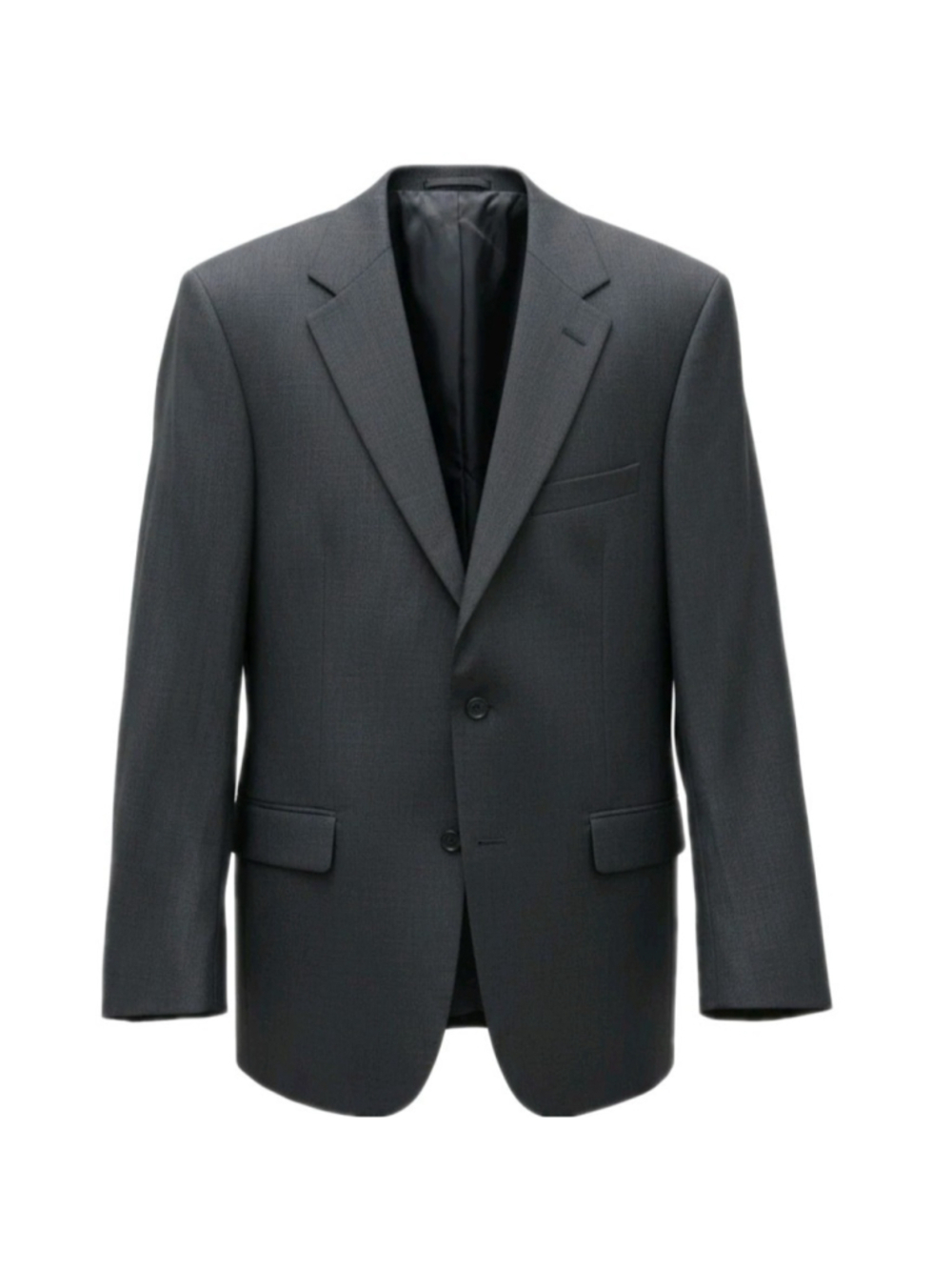 JoS A Bank Men Black Spring Weight 2-Button Center-Vent 100% Linen Jacket 38L
